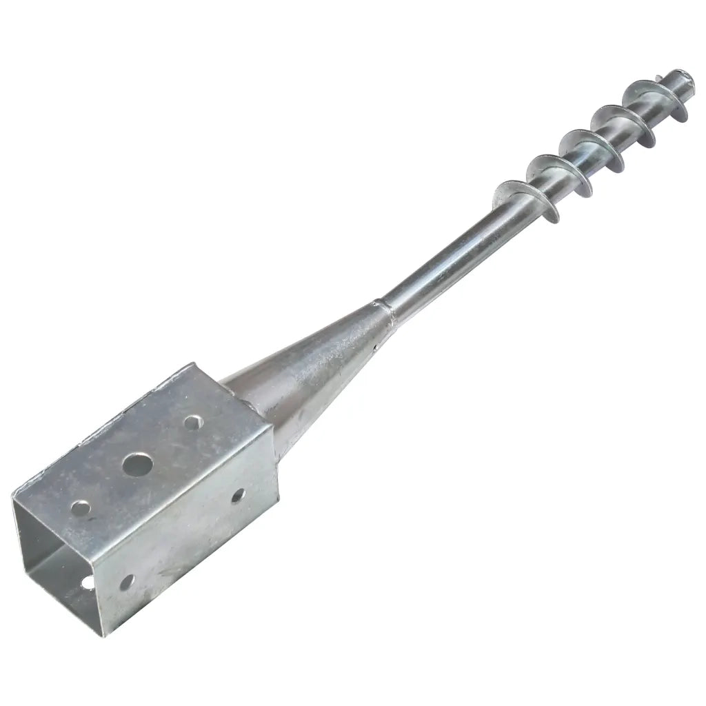 Picchetti di Terra 2 pz Argento 10x10x57 cm in Acciaio Zincato 145441