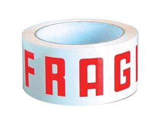 NASTRO IMBALLO SILENZIOSO FRAGILE- - mt.66 x mm.50h. - 6 pezzi