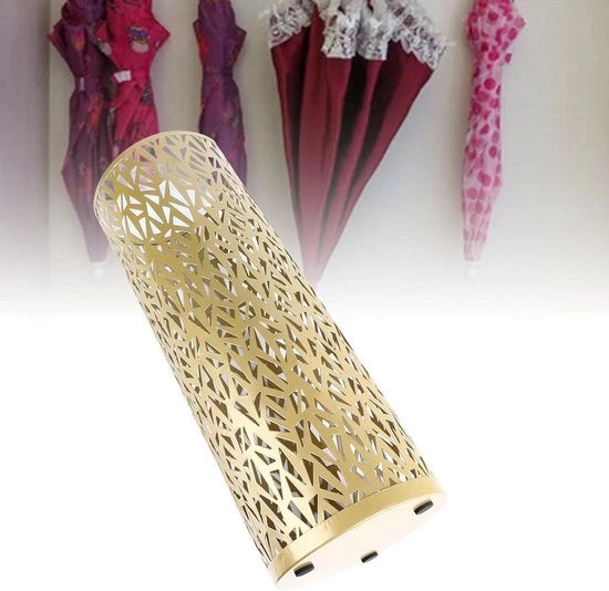 Paraplu Stendardo Metallico per Entrata Indipendente per Casa Hotel Ufficio - Color Giallo Oro