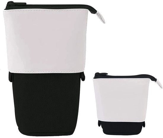 Tecnico 2-in-1 con chiusura a raccordo, astuccio per matite con apertura rapida, astuccio per matite e penne 2 in 1, astuccio per studenti, astuccio per matite telescopico