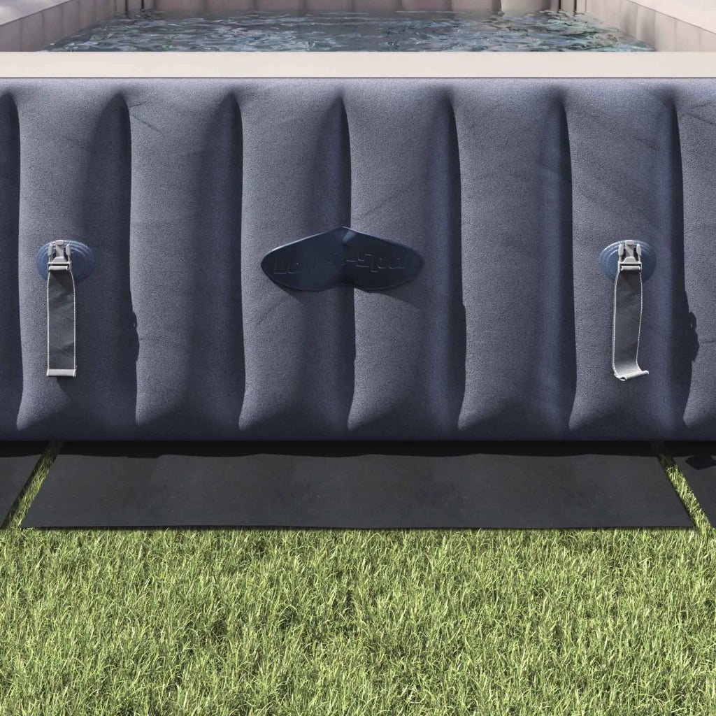 Telo per Fondo Piscina Regolabile Nero 550 x 280 x 0,1 cm 42009124