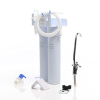 Naturewater Filtro acqua NW-2-PPUF, Sistema di filtrazione a 2 livelli con cartucce, montaggio a parete