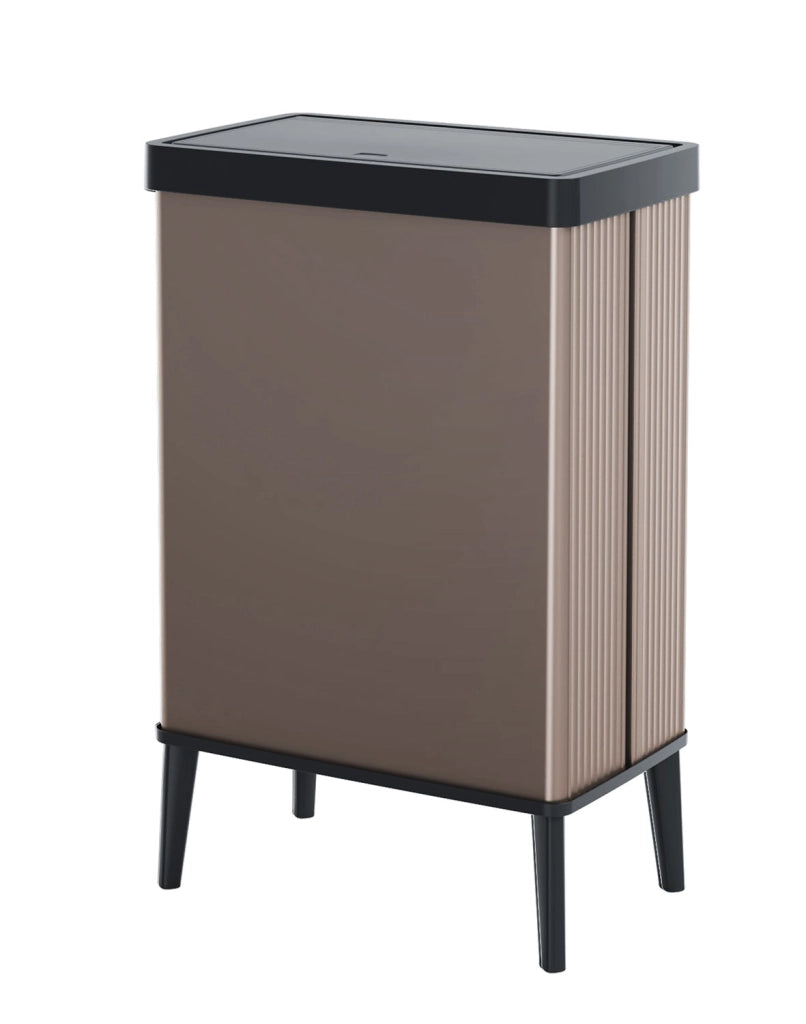 Pattumiera Alta 54L Keter Verto High 43,5x26,5x68,7 cm in Plastica Rosa Perla