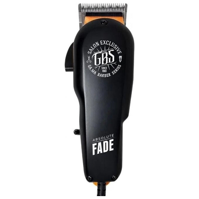 Ga.ma SMB5023 GBS Absolute Fade Tagliacapelli Professionale Motore Magnetico Lama Acciaio Inox 8 pettini 0,8 3,8 mm colore Nero Arancione