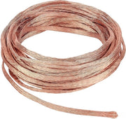 Copero di Terra in Acciaio 8mx3mm per Isolamento Acustico e di Terra - 0,8mm di Diametro