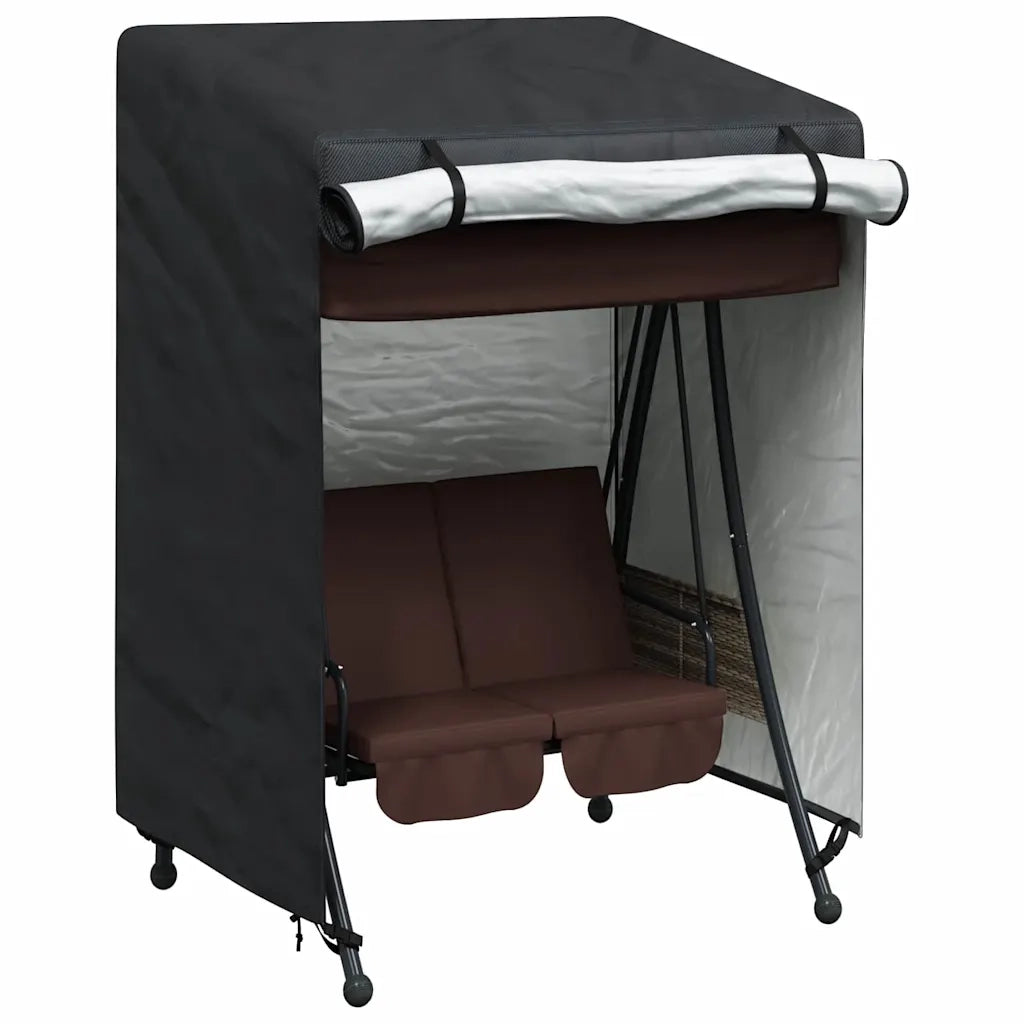 vidaXL Copertura per dondolo da esterno 120 x 90 x 155 cm