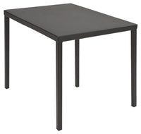 Tavolo da Giardino 140x140 cm in Acciaio RD Italia Dorio Antracite