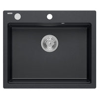 Lavello In Granito Kurt 110 Workstation Black Dotted