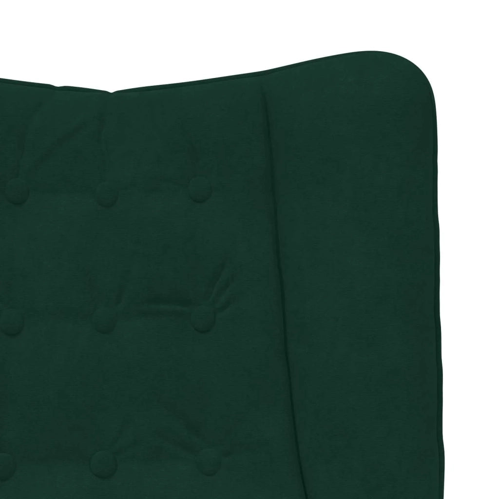 Divano Sedia-Poltrona Verde Scuro 63 x 67 x 94 cm Velluto 675700