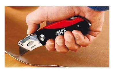 BESSEY DBKPH-EU Taglierino a Lama Fissa Lunghezza 160 mm con 5 Lame di Ricambio colore Nero Rosso