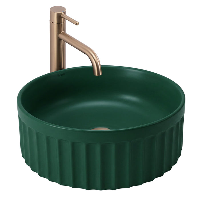 Lavabo Da Appoggio Rea Duo Matcha Matt
