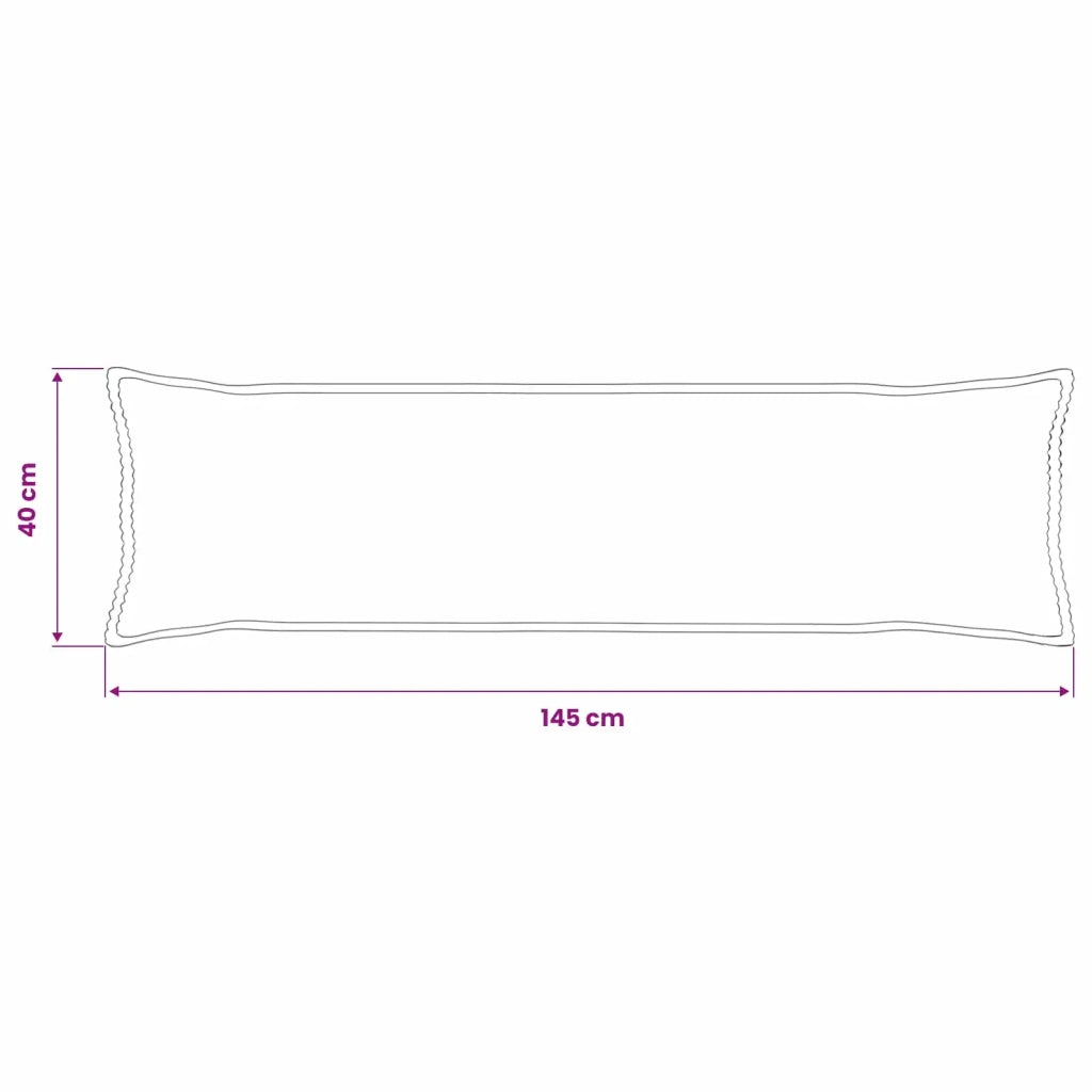 Federa 2 pz HOUTEN Verde 40 x 145 cm corduroy 917223