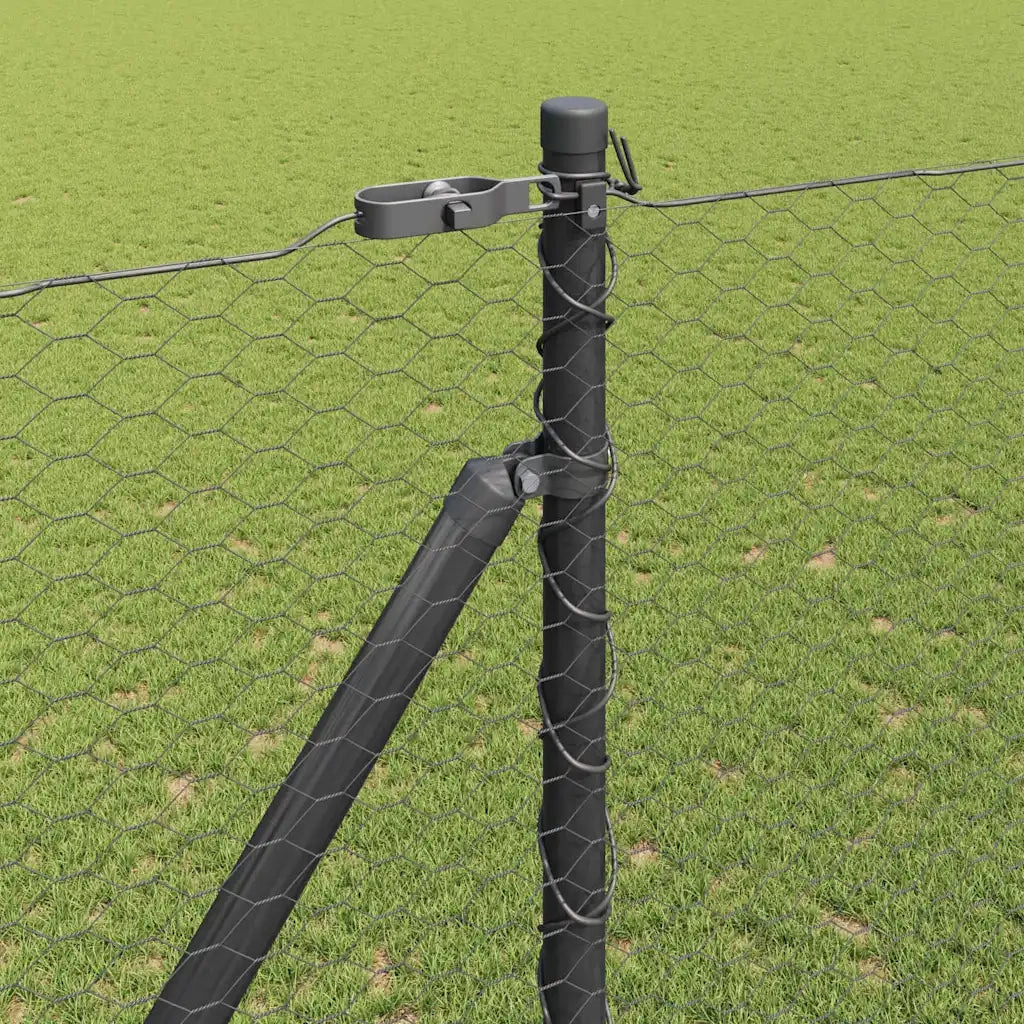 Palo della recinzione Grigio 50 x 1,6 m (rete da 25 mm)