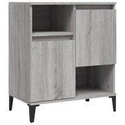 Credenza | Madia | Buffet da pranzo | Armadio da pranzo Grigio Sonoma 60x35x70 cm in Legno Multistrato
