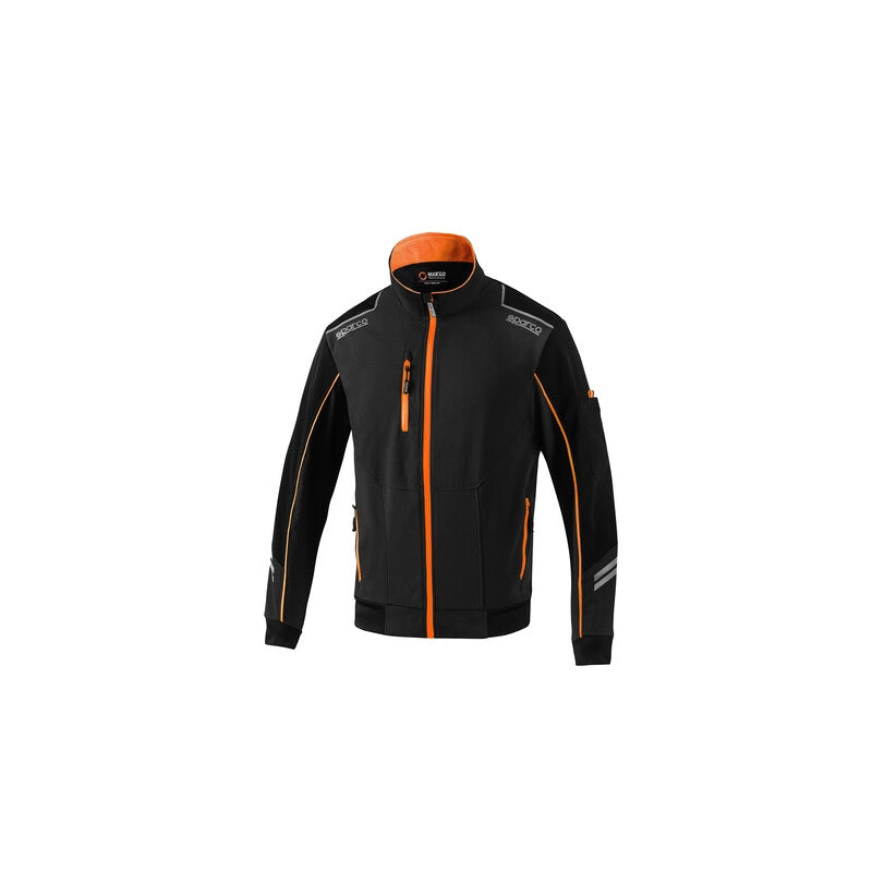 SPARCO GIUBBINO AUSTIN BLACK ORANGE TG XS- 1,0 pz