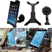 Trade Shop - Supporto Per Auto Universale Con Ventosa Per Tutti I Tablet Porta Rotazione 360° -