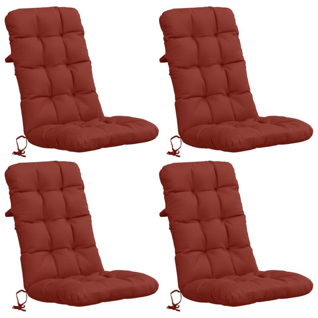 Cuscini per Sedia Alta in 4 Pezzi VIANEN 4 pcs 100% Poliestere 953771