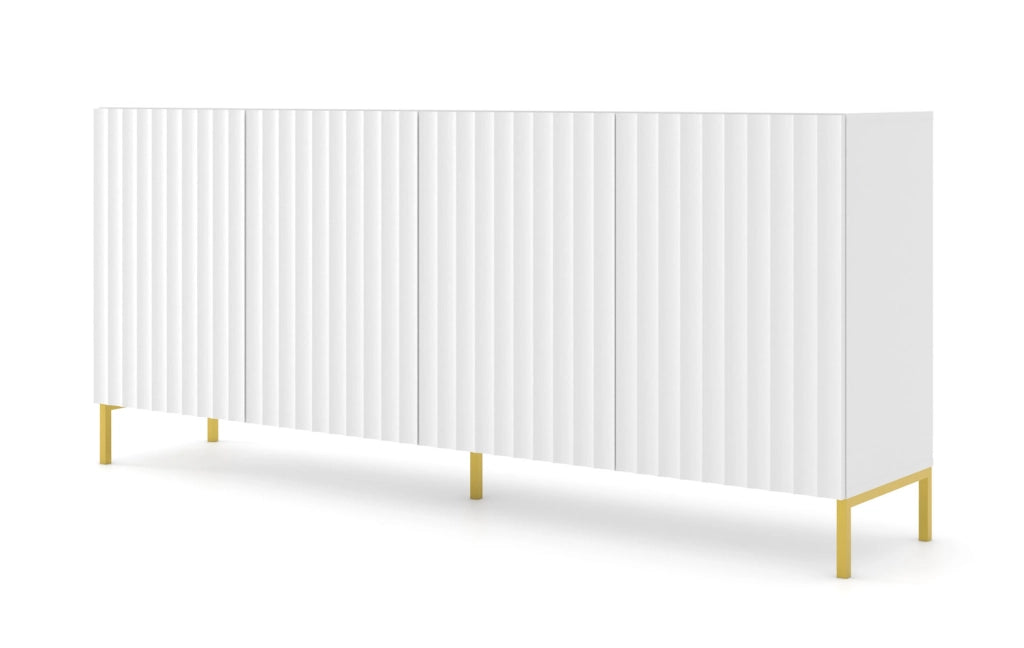 CREDENZA WAVE CABINET 200 4D BIANCO OPACO