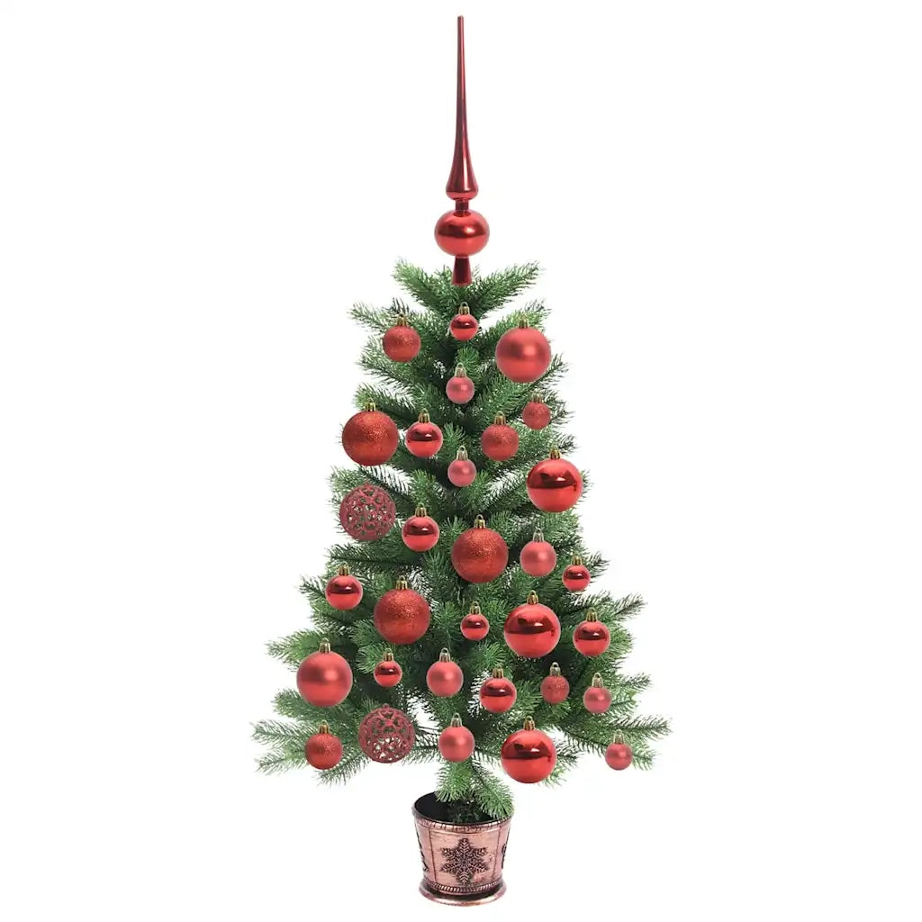 Albero di Natale con 150 LED con supporto Verde 90 cm PE 3396300