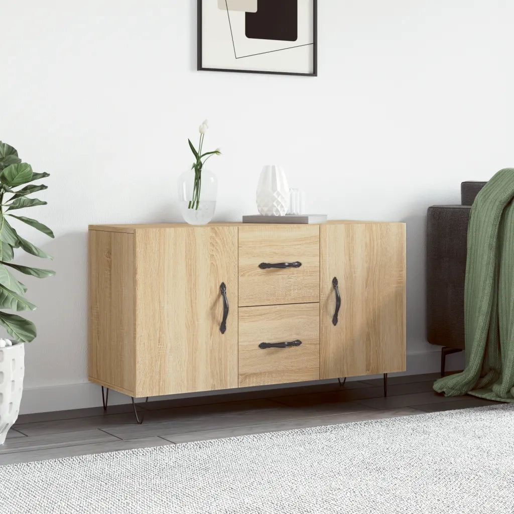 Credenza-Buffet-Armadio da cucina Rovere Sonoma 100x36x60 cm in Legno Multistrato 210390