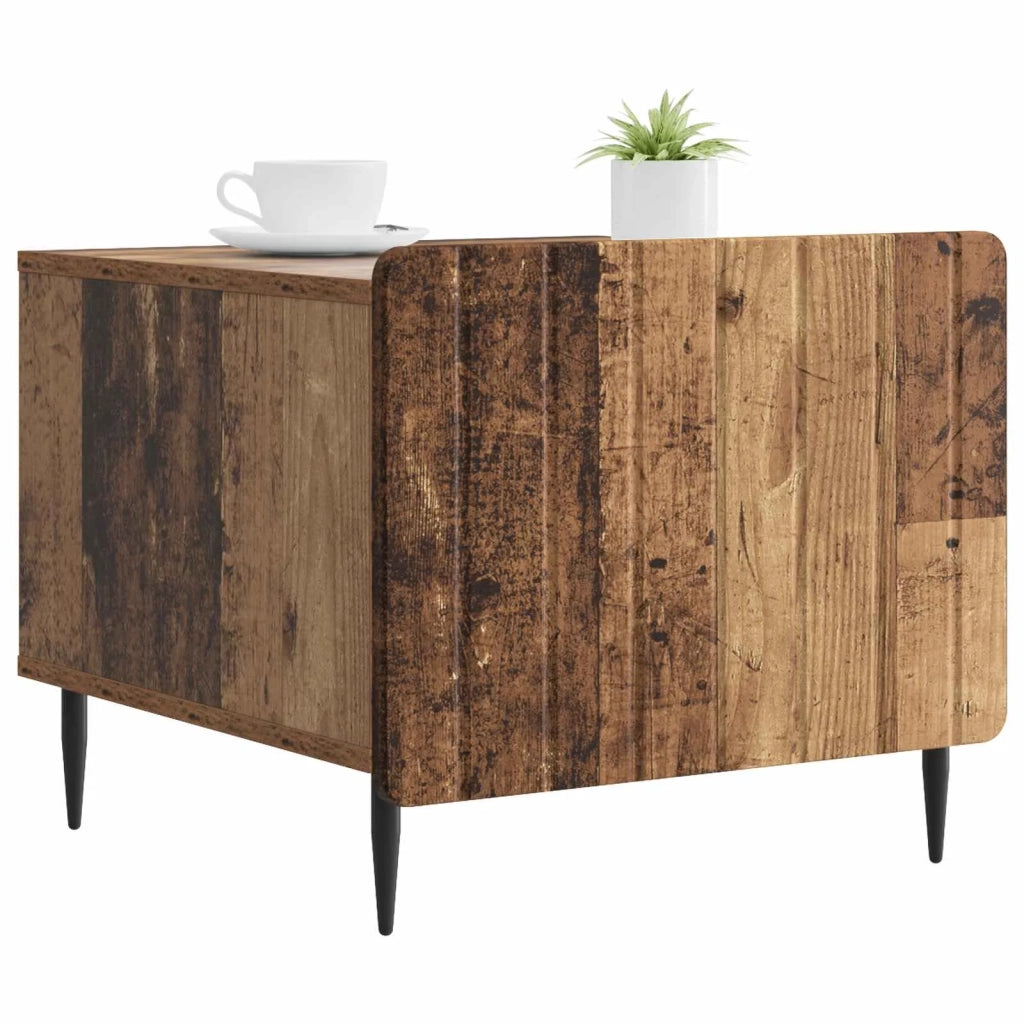 Tavolino da salotto con cassetto Legno antico 49 x 50 x 42 cm