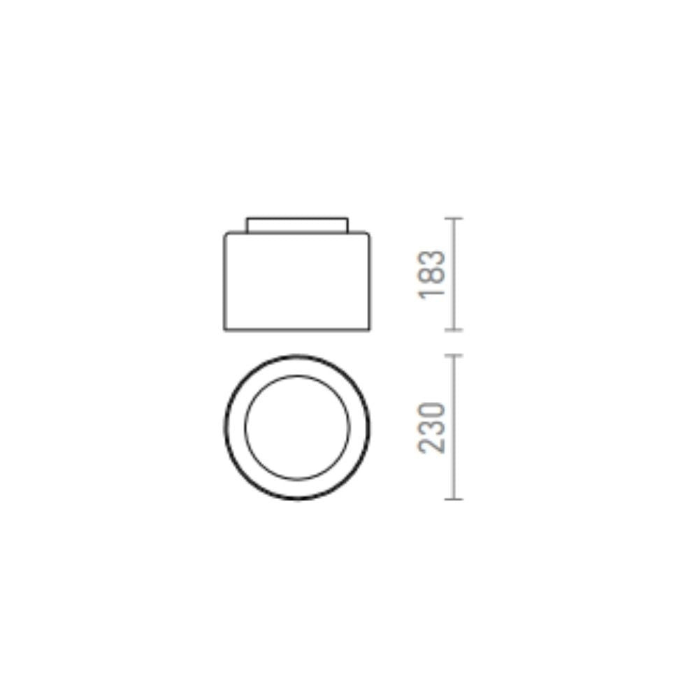 Plafoniera LED VENICE 23 da soffitto  vetro trasparente/vetro opalino/cromo 230V E27 20W IP44