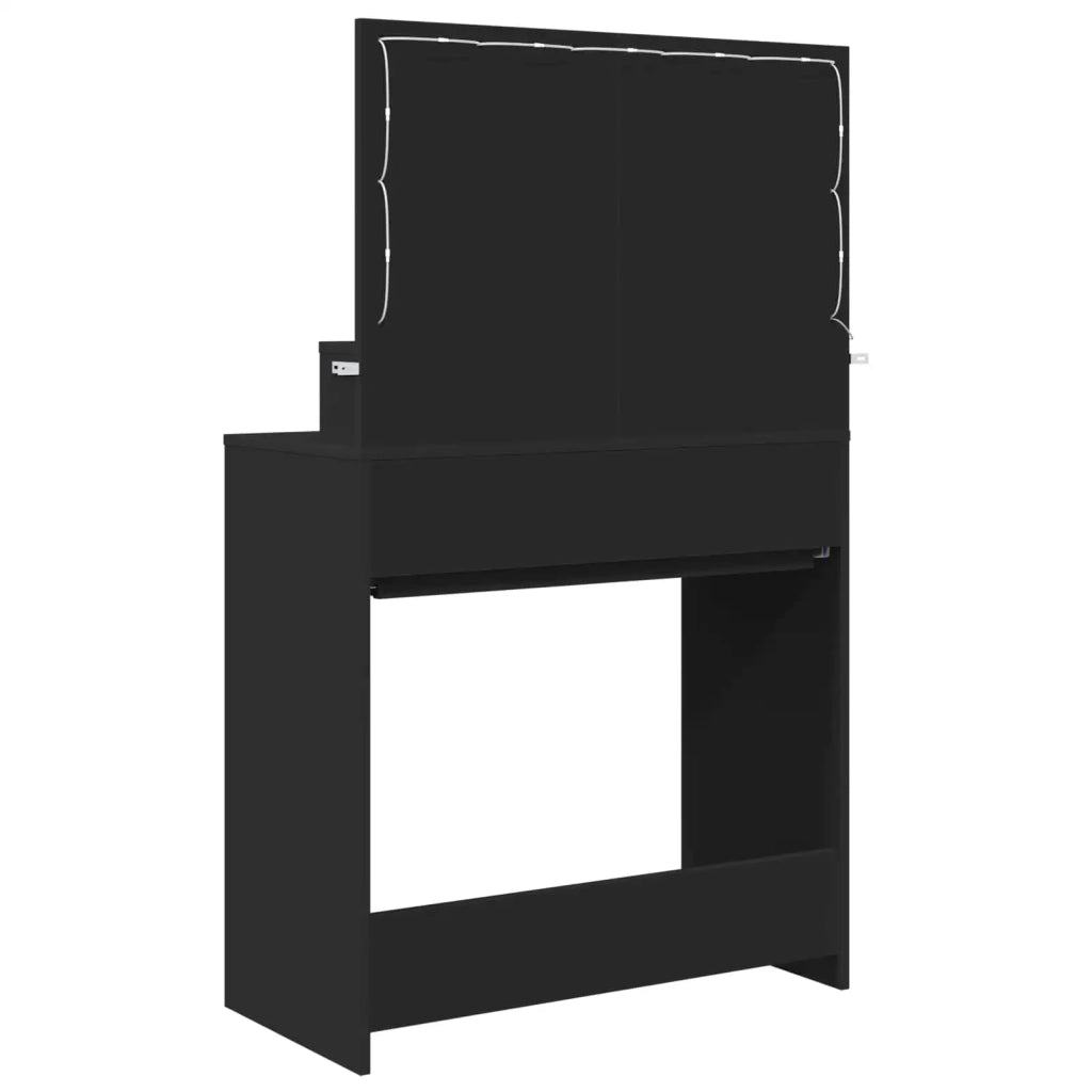 Tavoli da Trucco per Camera da Letto Nero 80 x 39,6 x 135 cm 888968