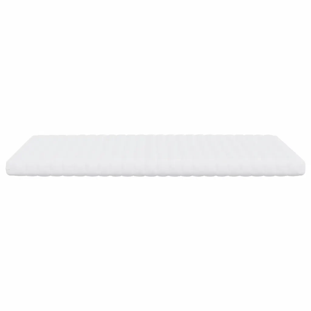 Materasso in Schiuma Bianco 140x190 cm 7 Zone Durezza 20 ILD 356355