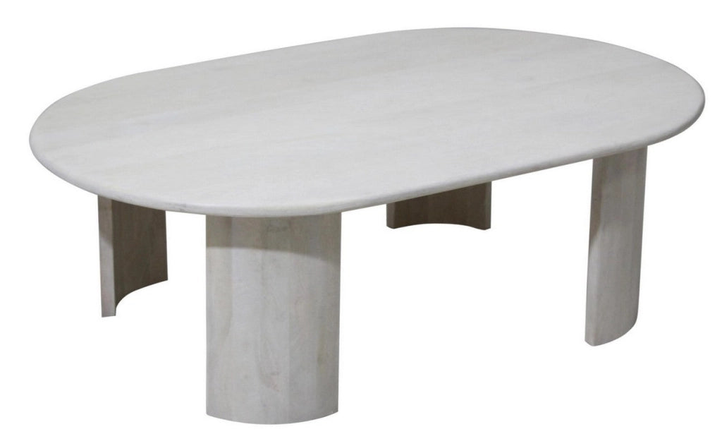 Tavolino 130x80x45h cm Orlando Ovale Naturale