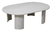 Tavolino 130x80x45h cm Orlando Ovale Naturale