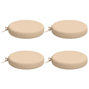Cuscini per Sedia in 4 Pezzi SOEST 4 pz 100% Poliestere Crema 946336