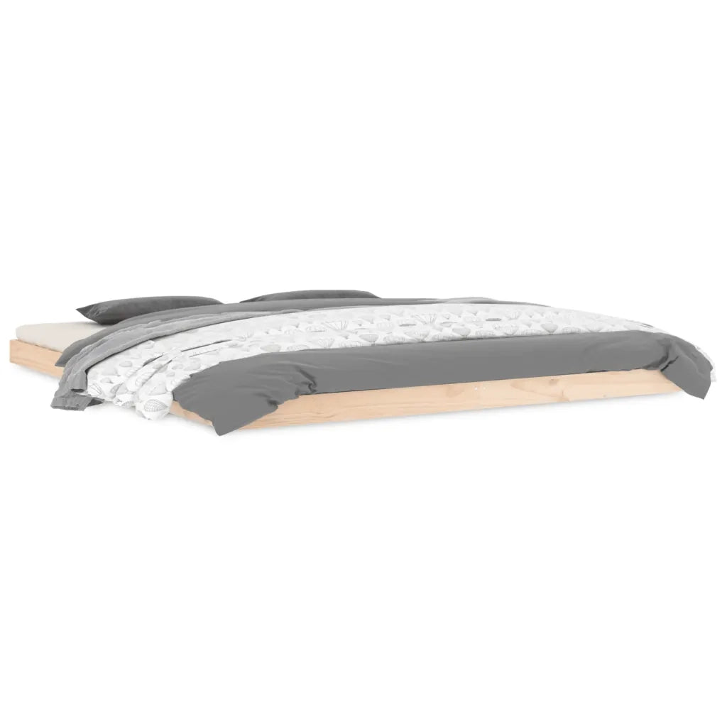 Giroletto senza Materasso-Struttura Letto 180x200 cm in Legno Massello di Pino 487300