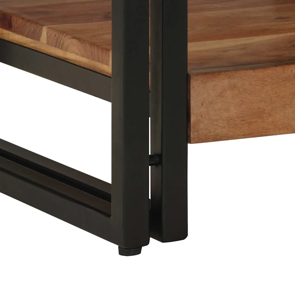Tavolino da salotto 40 x 40 x 38 cm Legno di Acacia Massello 4102725