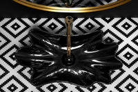 Lavabo Da Appoggio Rea Sea Black + Tappo Click-clack