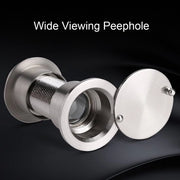Vista di sicurezza per porte - Angolo di visuale 28 mm - Lenti in vetro di roccia - Reticolo di sicurezza - Antisfondamento - Protezione della privacy robusta - Adatto per porte di 35-60 mm di spessore - Occhiello di visuale