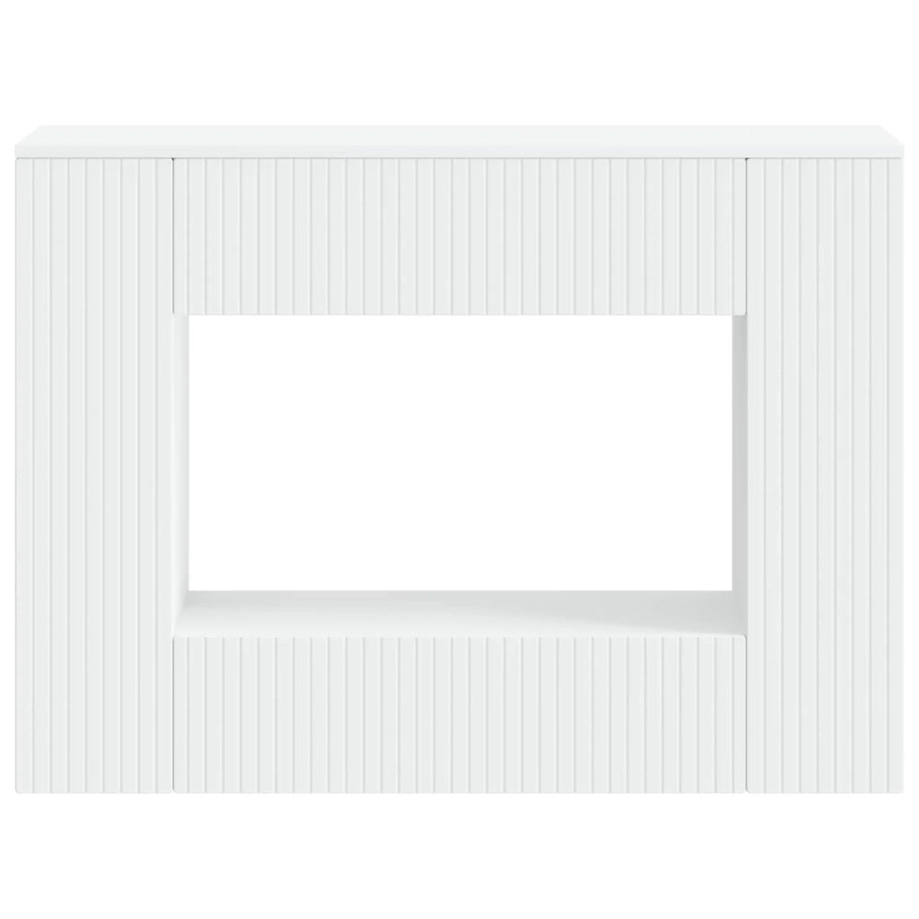 Tavolo consolle Bianco 101 x 29 x 74 cm Legno ingegnerizzato