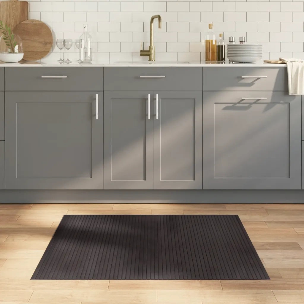 Tappeto Rettangolare Marrone Scuro 80x100 cm in BambÃ¹