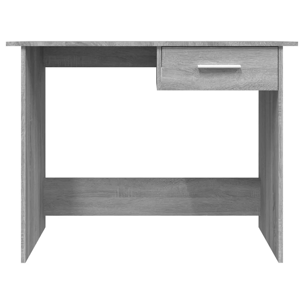 Scrivania Grigio Sonoma 100x50x76 cm in Legno Multistrato cod mxl 75453