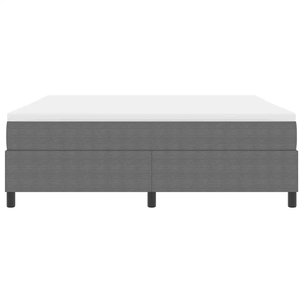 Letto a molle Grigio chiaro e bianco 180 x 200 cm 3337477