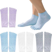 Sokker per Pilates, Yoga e Corse per Donne - Set da 4 Pairs