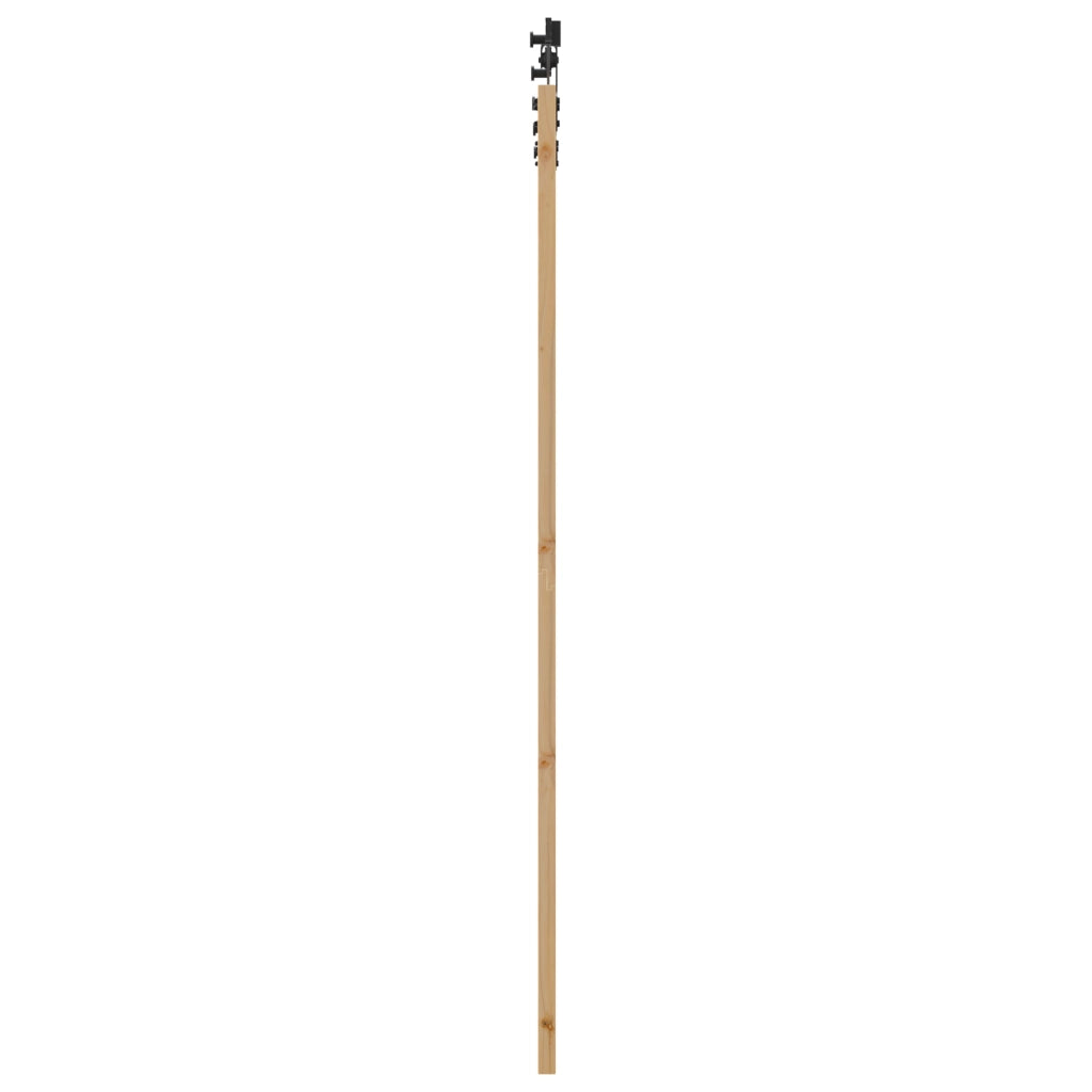 Porta scorrevole  con kit hardware 'ORKDAL'in legno massello e vetro