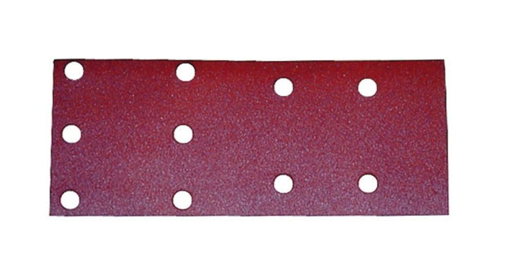 FOGLI DI CARTA ABRASIVA VELCRO MAKITA 100X240mm GRANA 80, 10 PEZZI - P-42880