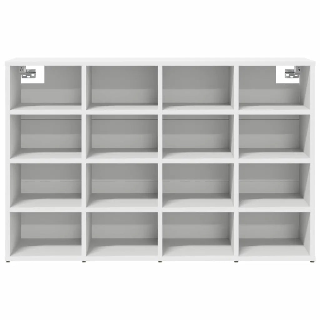 vidaXL Scarpiera Bianco 103 x 30 x 67 cm Legno multistrato