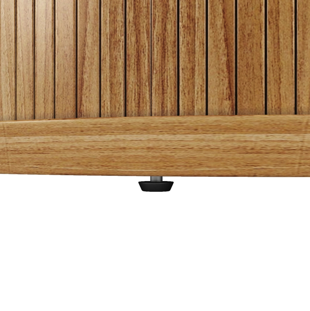Tavolo da pranzo allungabile 118(158)x118x76.8 cm con vano contenitore; MDF; finitura noce