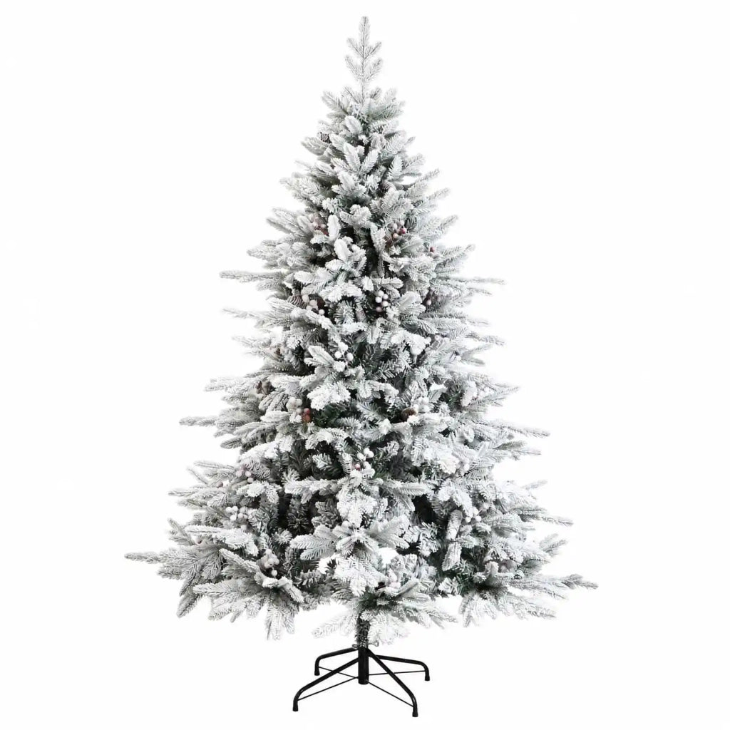 Albero di Natale artificiale con palline 150 cm 150 LED 3466064
