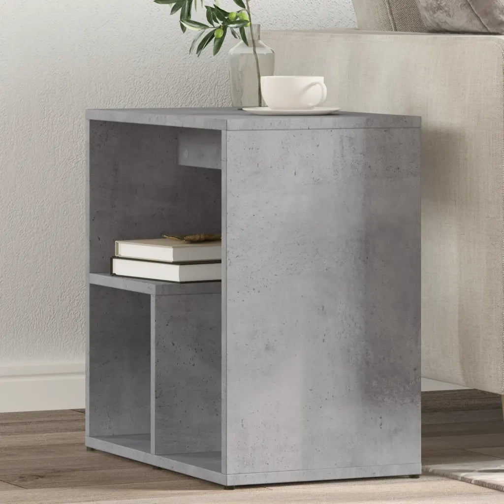 Tavolini 2pz Grigio Cemento 50x30x50 cm in Legno Multistrato 840562