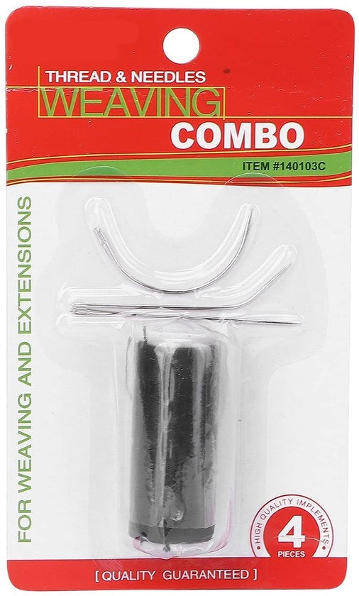Kit di Trucco per Capelli - Set Professionale - Ago per Intreccio - Filo Nylon - Progettazione Ergonomica - 200 Metri - Sacchetto Idrorepellente - Kit per Creare Trucchi Capelli