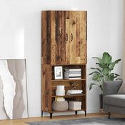 Credenza-Buffet-Armadio da cucina Legno vecchio 69,5 x 34 x 180 cm Legno multistrato 583506