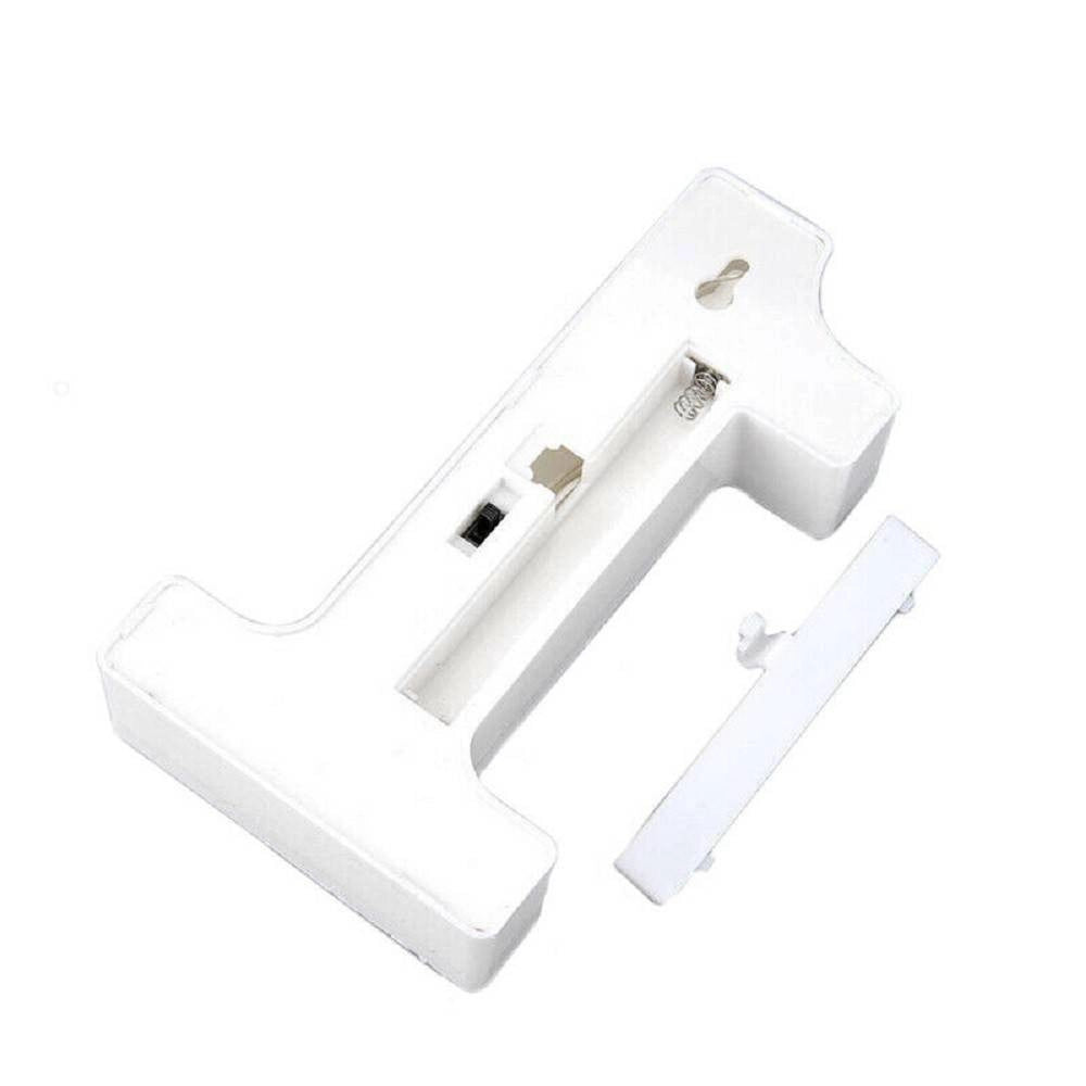 Trade Shop - Numero 1 Luminoso Bianco A Led Decoro Per Eventi Feste Luce Calda 3000k 16x3cm -