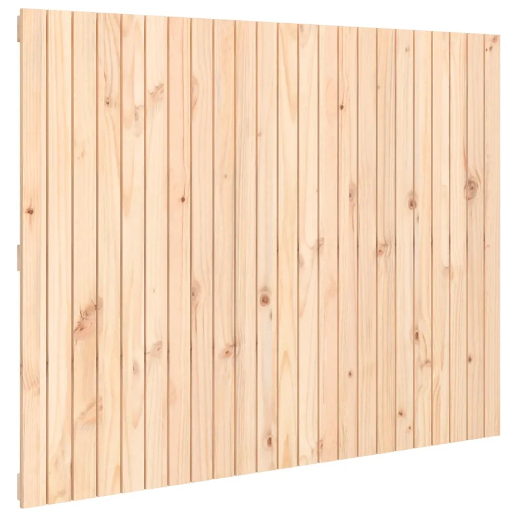 Testiera da Parete 146,5x3x110 cm in Legno Massello di Pino